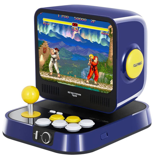 UNICO - CAPCOM Retro Station 8-Inch Arcade Machine (Built-in 10 Games)