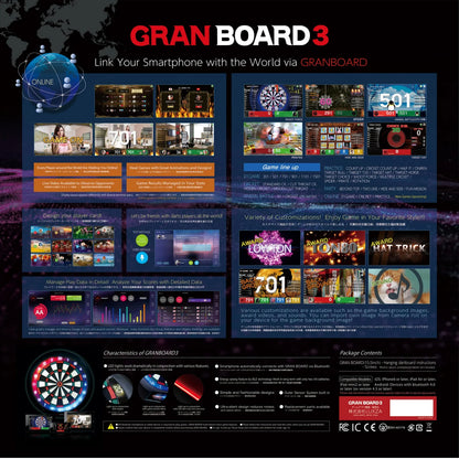 GranDarts3S Dartboard