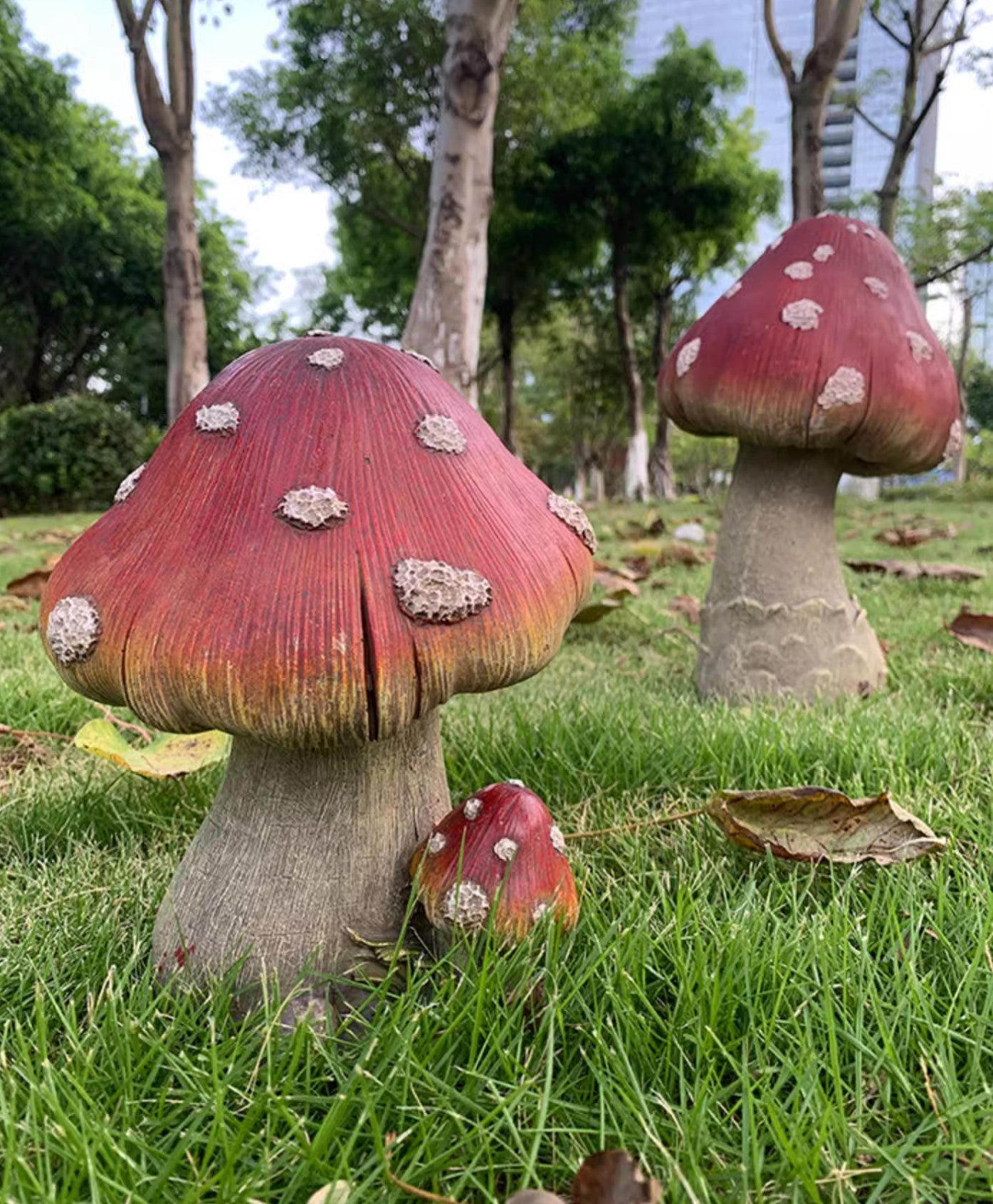 Garden Resin Mushroom Ornament