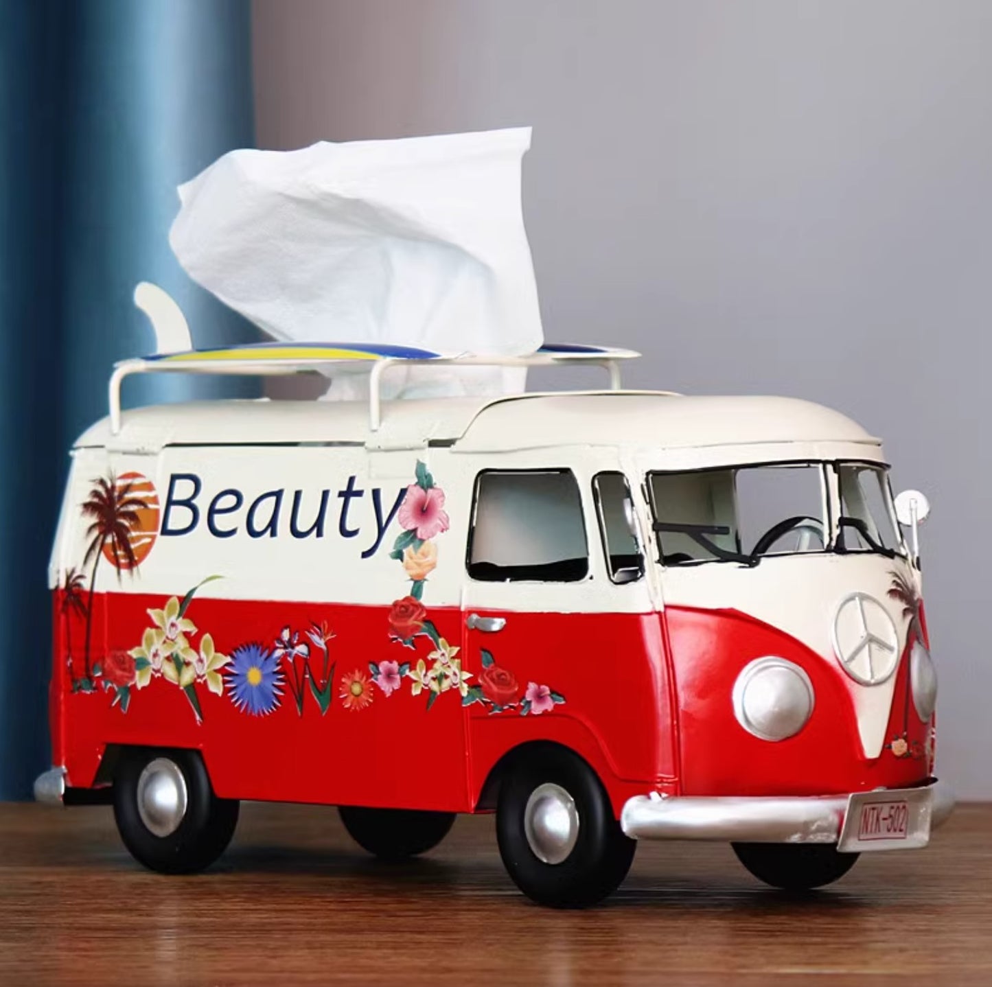 Vintage Bus Tissue Box