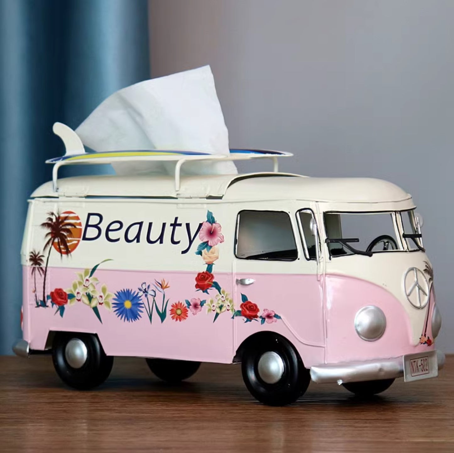 Vintage Bus Tissue Box