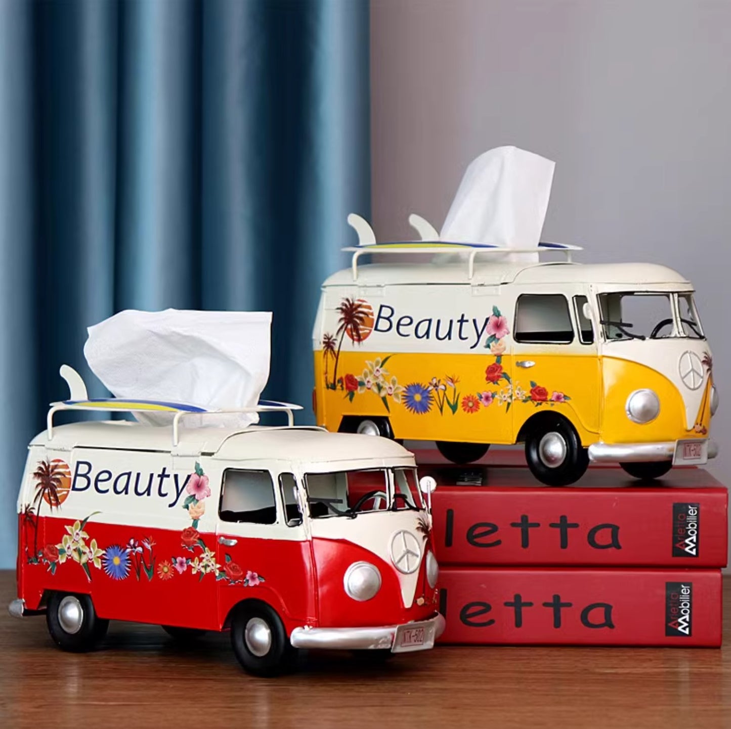 Vintage Bus Tissue Box