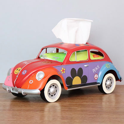 Vintage Beetle Car Tissue Box