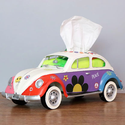 Vintage Beetle Car Tissue Box