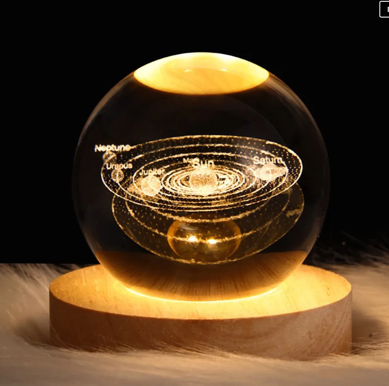 Starry Sky Crystal Ball Lamp