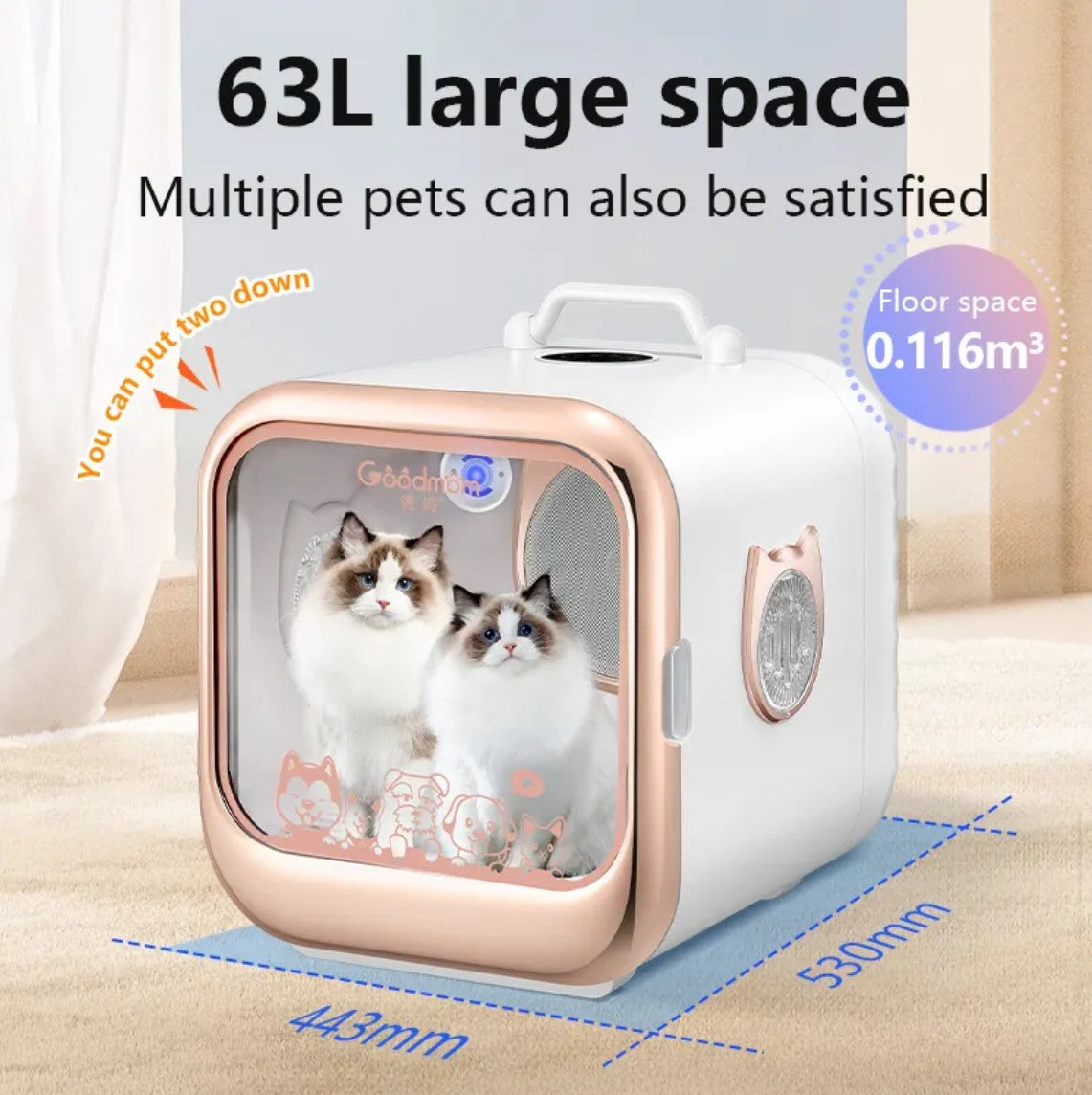 Pet 63L Dryer Box