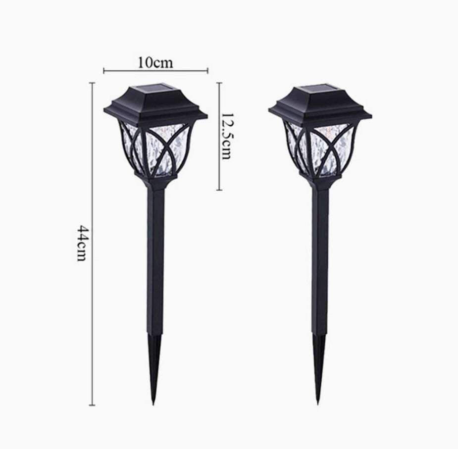 Solar-Powered Outdoor Lamp Post