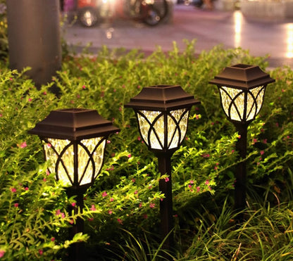 Solar-Powered Outdoor Lamp Post