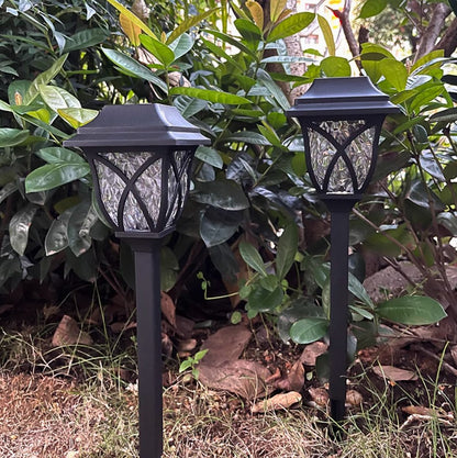 Solar-Powered Outdoor Lamp Post