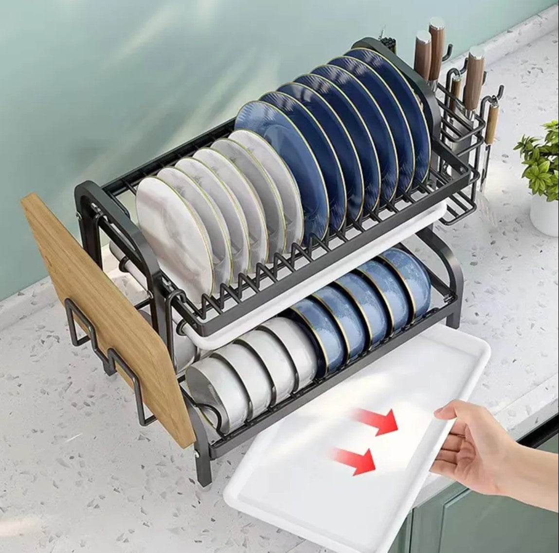 Stainless Steel Kitchen Organiser