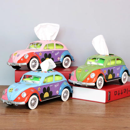 Vintage Beetle Car Tissue Box