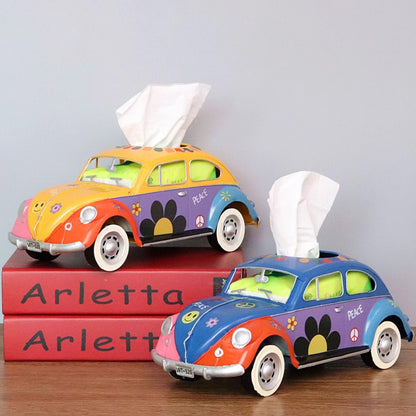 Vintage Beetle Car Tissue Box